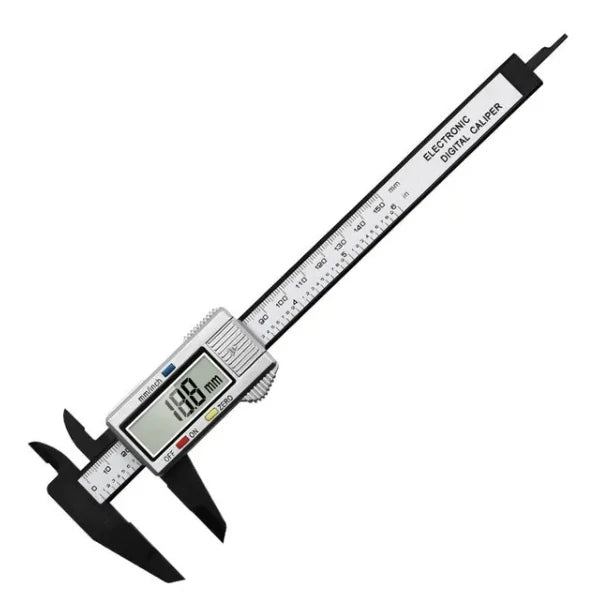 1PCS Plastic Vernier Caliper Digital Display Caliper Mini Text Play Caliper Student Vernier Ruler 0 to 150mm Measuring Tool