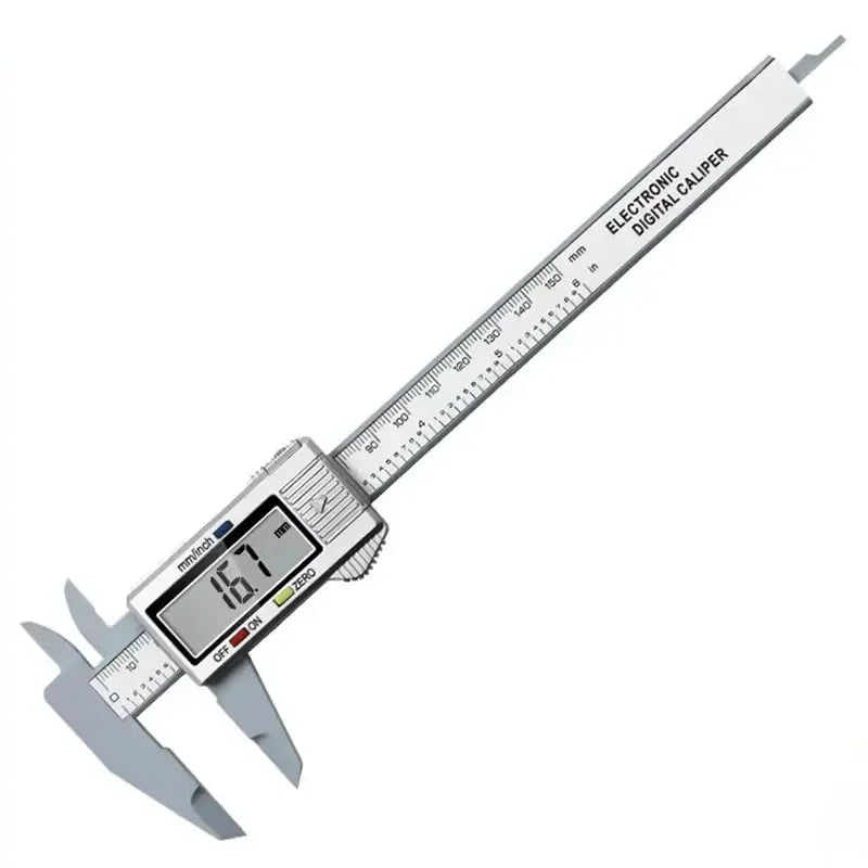 1PCS Plastic Vernier Caliper Digital Display Caliper Mini Text Play Caliper Student Vernier Ruler 0 to 150mm Measuring Tool