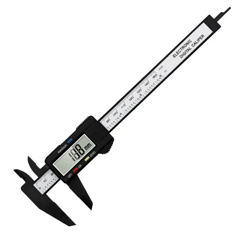 1PCS Plastic Vernier Caliper Digital Display Caliper Mini Text Play Caliper Student Vernier Ruler 0 to 150mm Measuring Tool