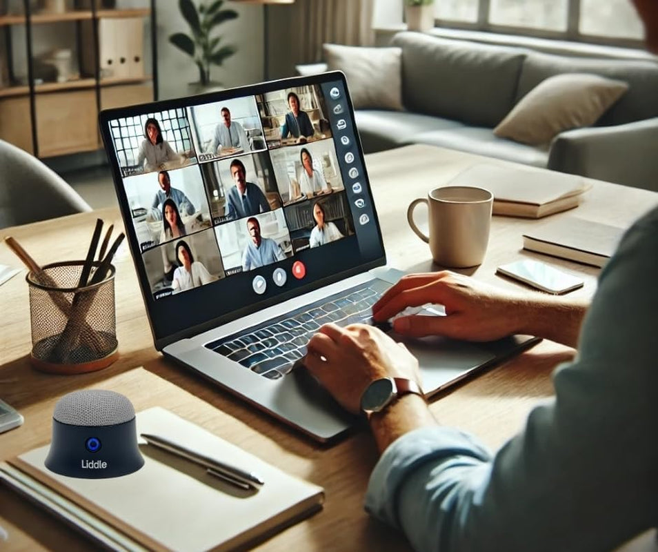 Liddle Speaker Pro - Magnetic Portablebluetooth Speaker with Microphone for Iphone 12/13/14/15/16-5W Wireless Audio, 8-Hour Battery, Water-Resistant - Magnetic Attach to Anywhere (Blue)