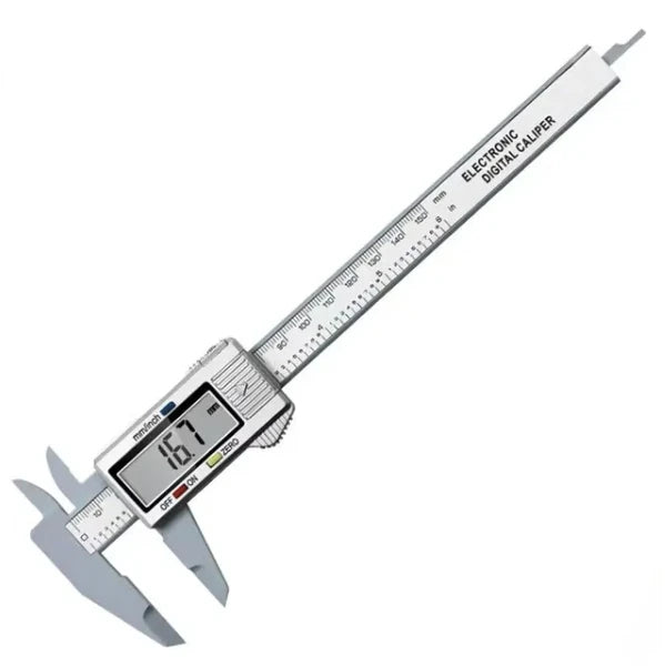 1PCS Plastic Vernier Caliper Digital Display Caliper Mini Text Play Caliper Student Vernier Ruler 0 to 150mm Measuring Tool