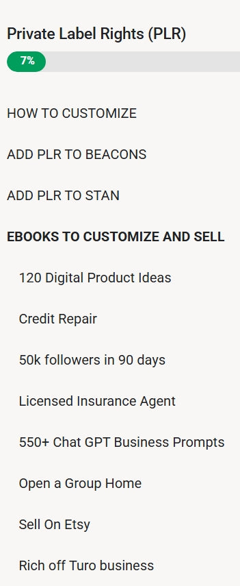 Standing on business program