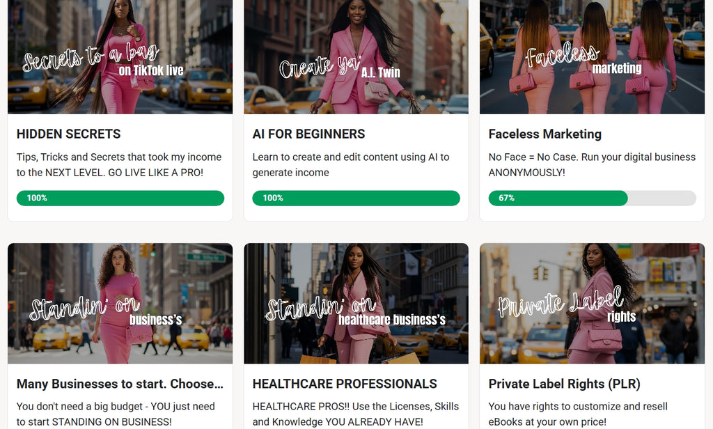 Standing on business program