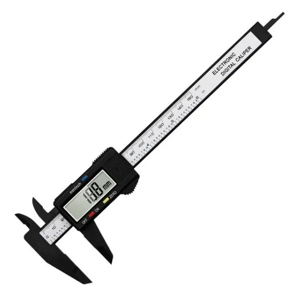 1PCS Plastic Vernier Caliper Digital Display Caliper Mini Text Play Caliper Student Vernier Ruler 0 to 150mm Measuring Tool