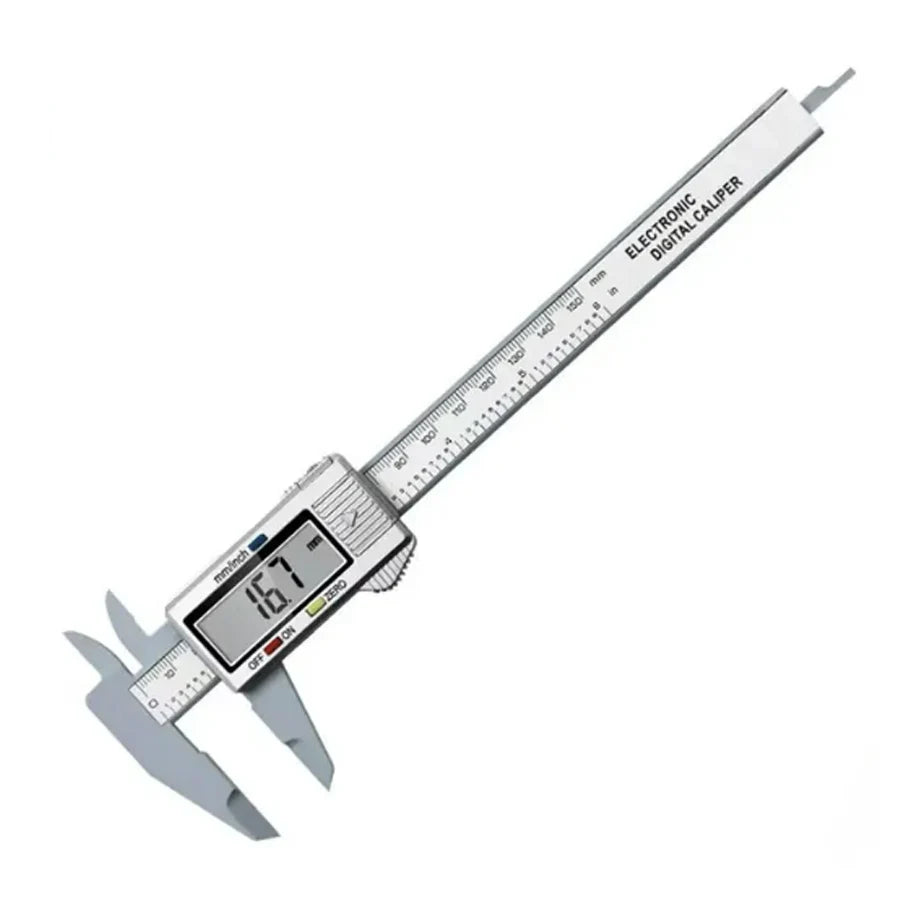 1PCS Plastic Vernier Caliper Digital Display Caliper Mini Text Play Caliper Student Vernier Ruler 0 to 150mm Measuring Tool