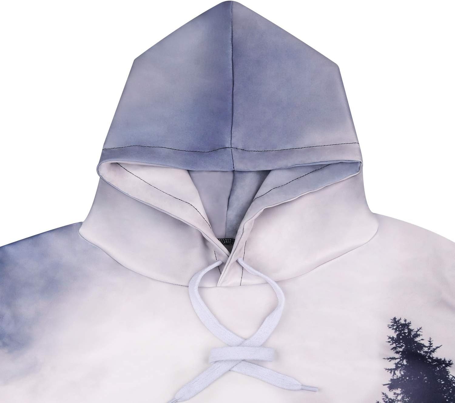 Unisex Hoodies 3D Print Galaxy Pullover Hooded Sweatshirt Hoodies with Big Pockets for Men, Teen Boy, Women